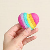 Cheerful Rainbow, Heart Striped