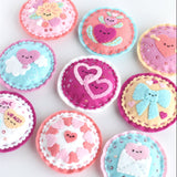 Hearts Day Felt Ornaments