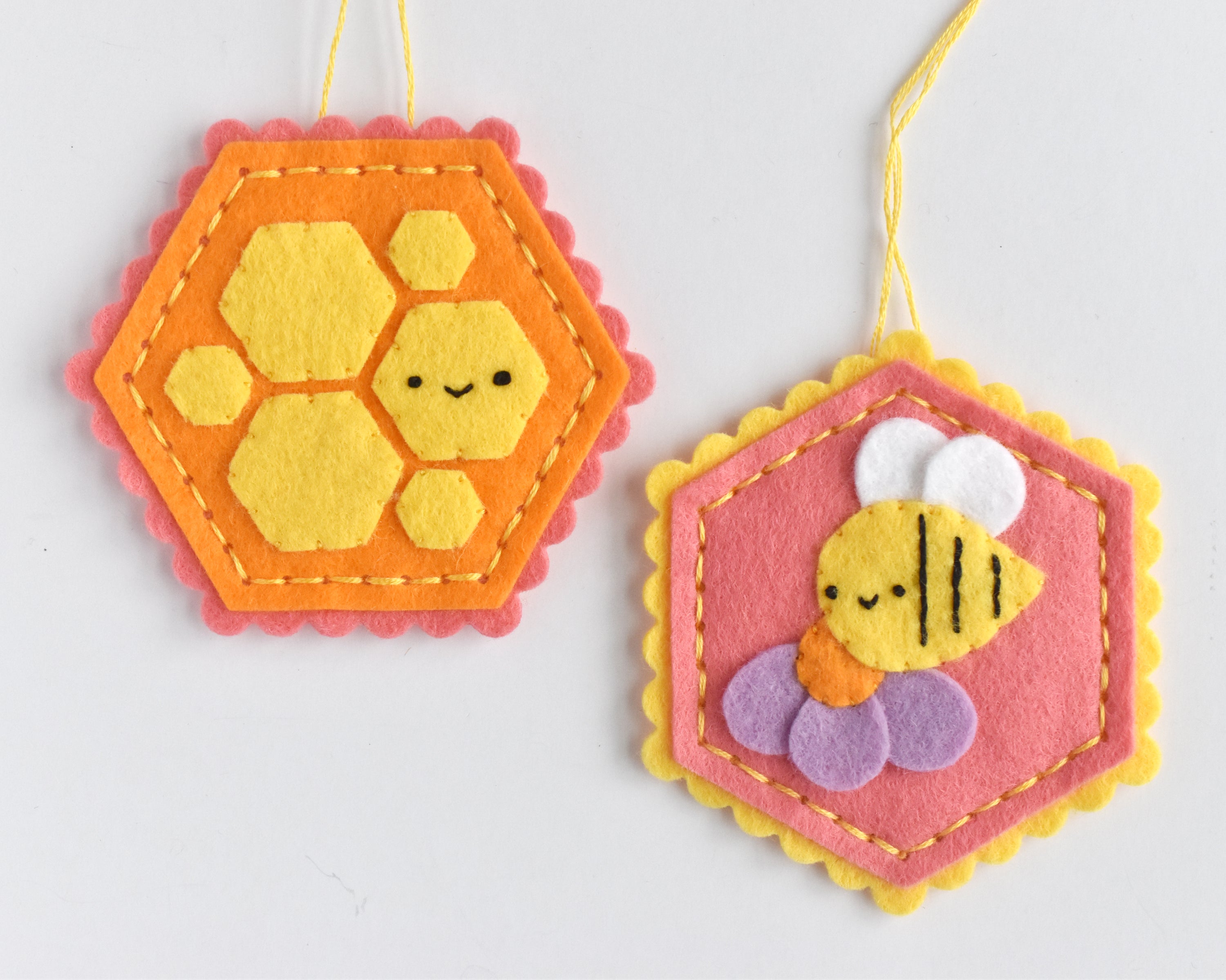 Hexagons and Scallops, Deep Etch Die