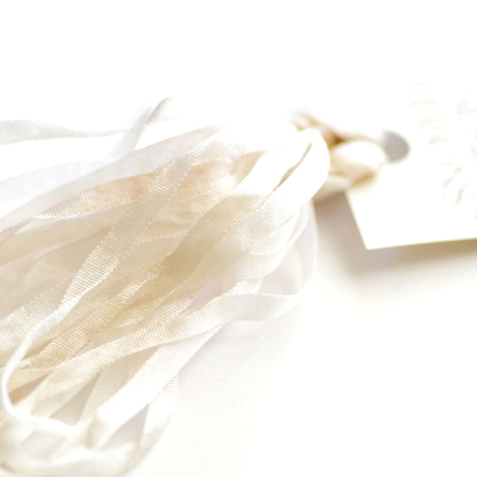The ThreadGatherer Silk Ribbon, Old Lace 111