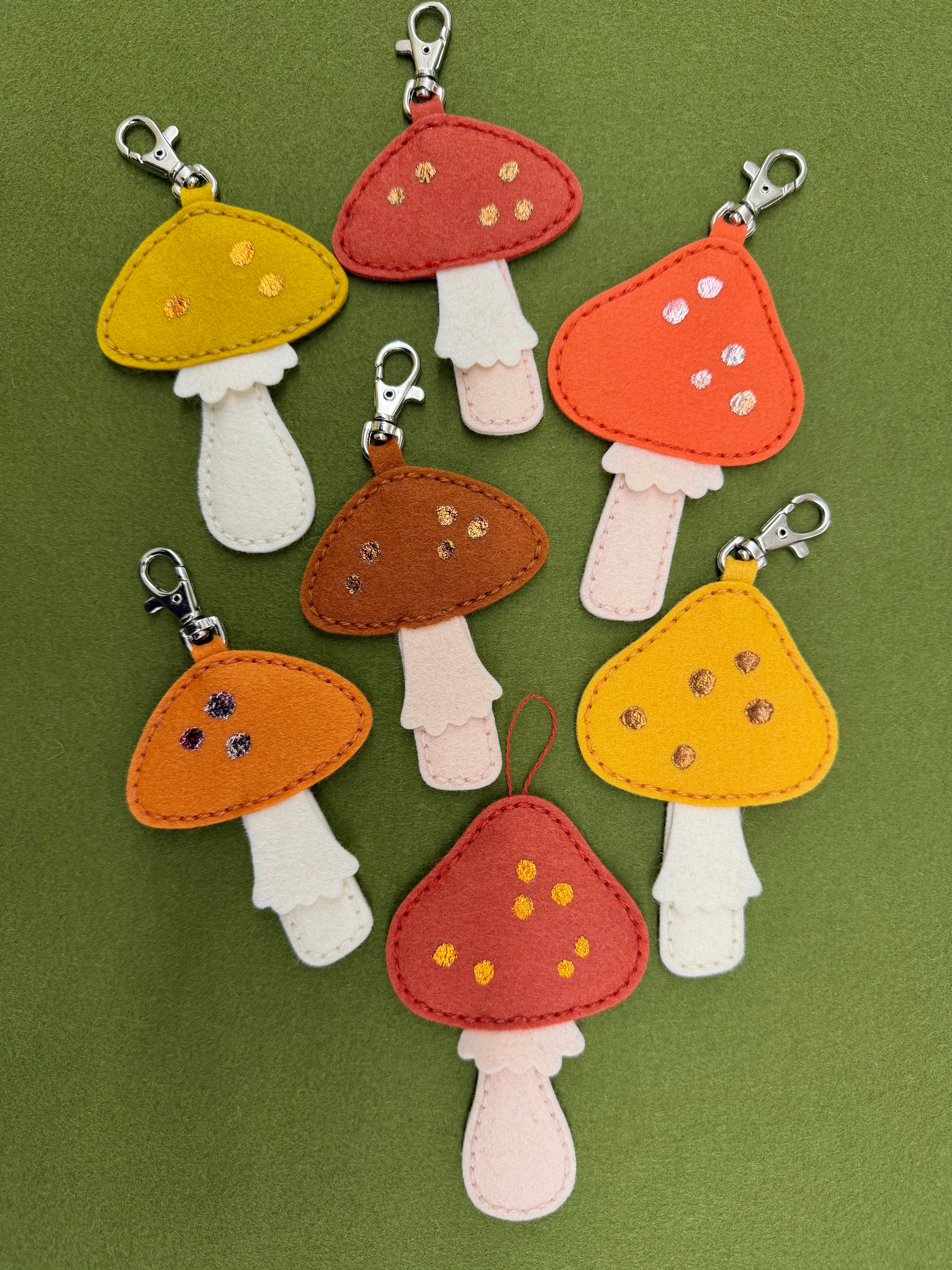 Stitchable Mushroom, Deep Etch Die