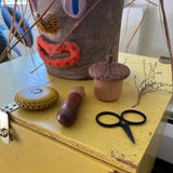 Stitch Marker Holding Acorn