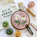 Pink Daisy, Punch Needle Kit