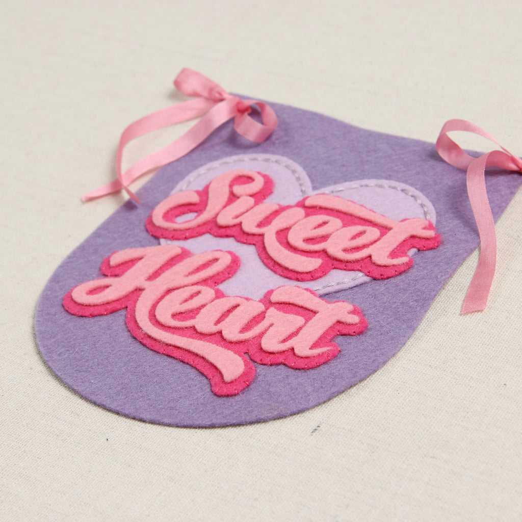 Sweet Heart Script, Deep Etch Die