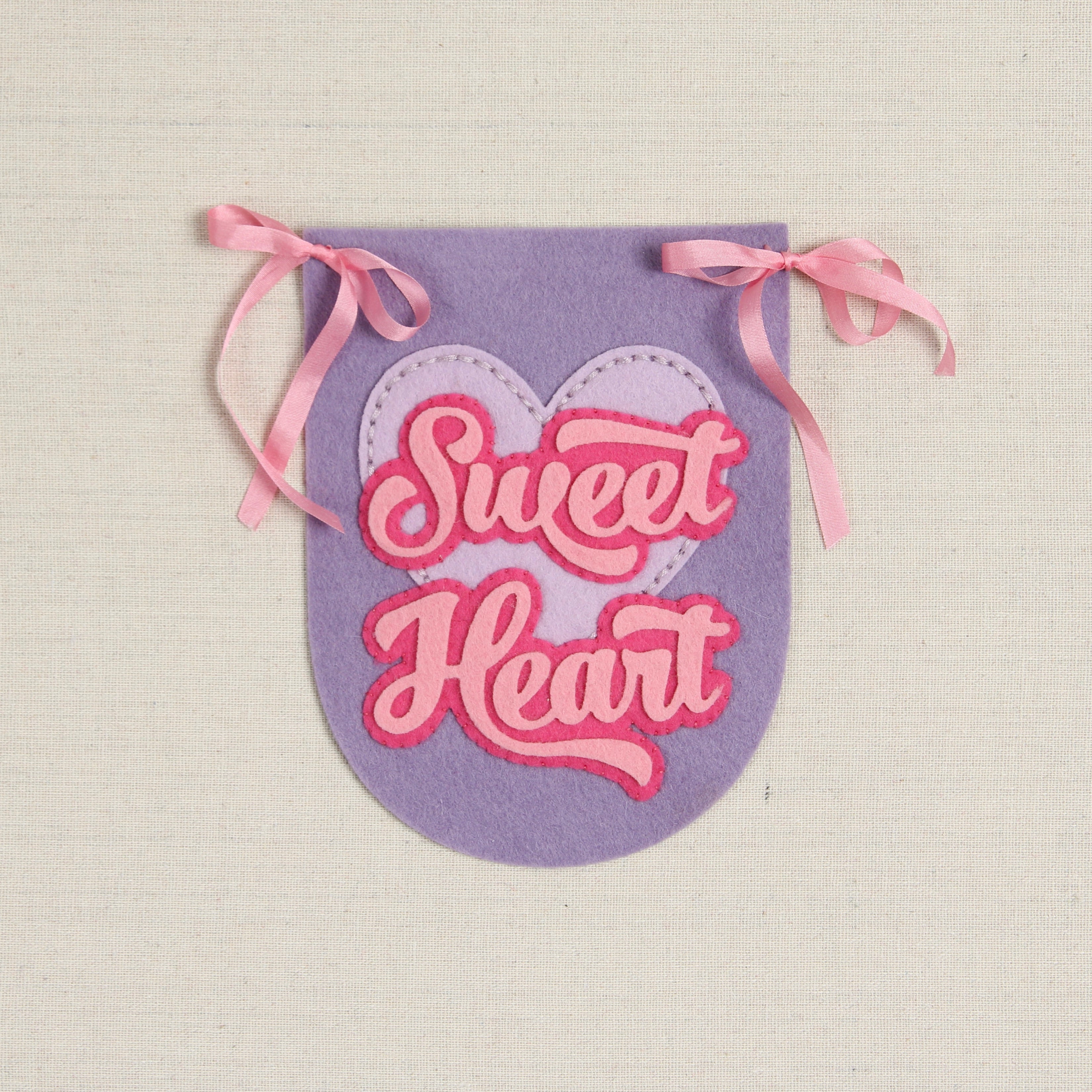 Sweet Heart Script, Deep Etch Die