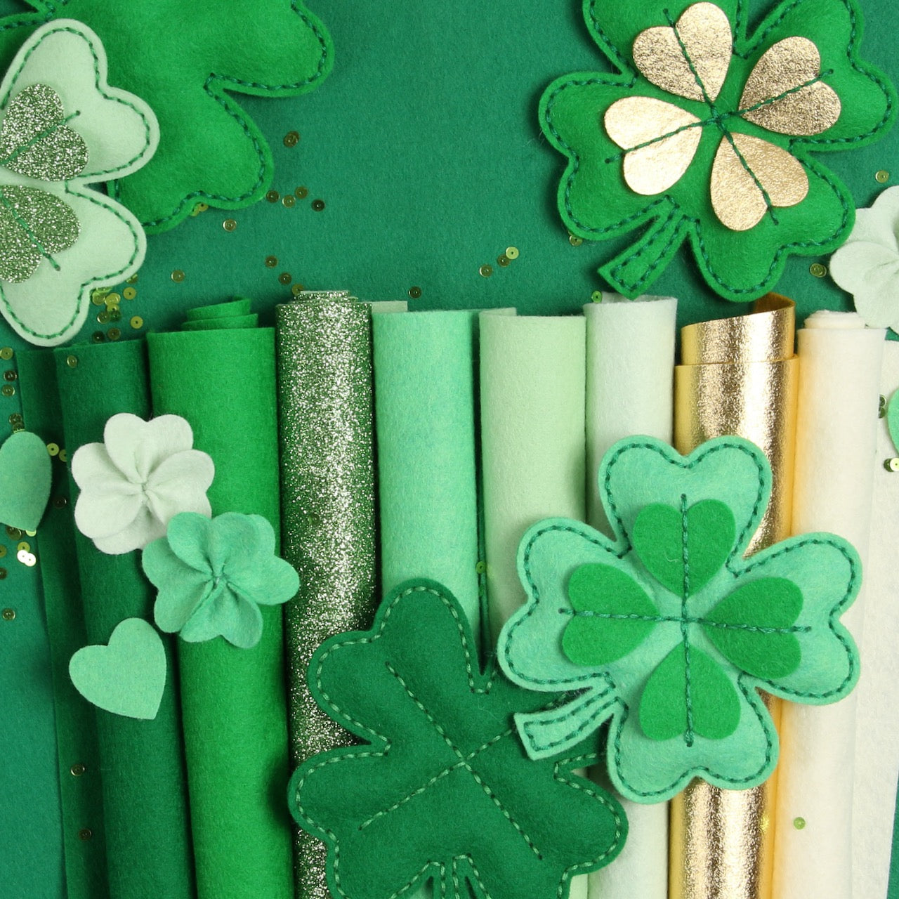 Stitchable Clover, Deep Etch Die