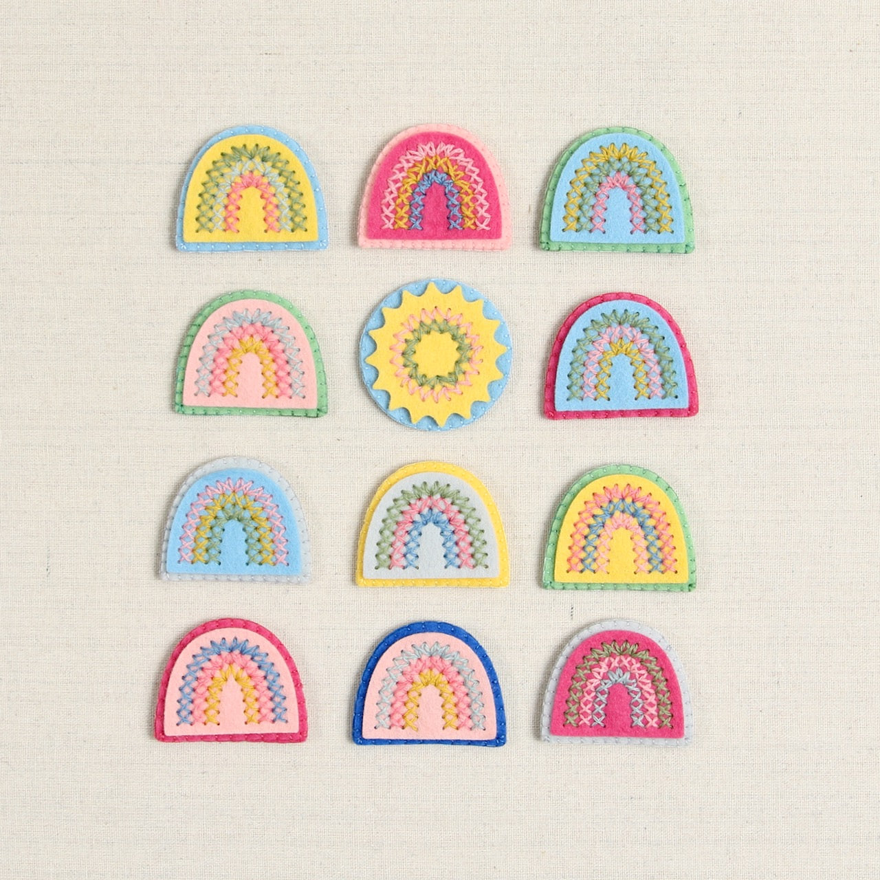 Pocket Rainbow, Stitchable Deep Etch Die