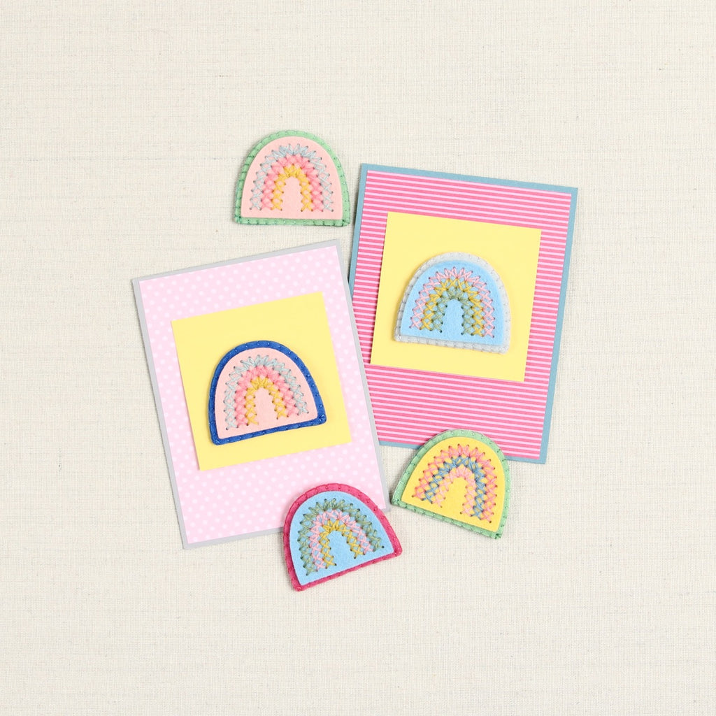 Pocket Rainbow, Stitchable Deep Etch Die