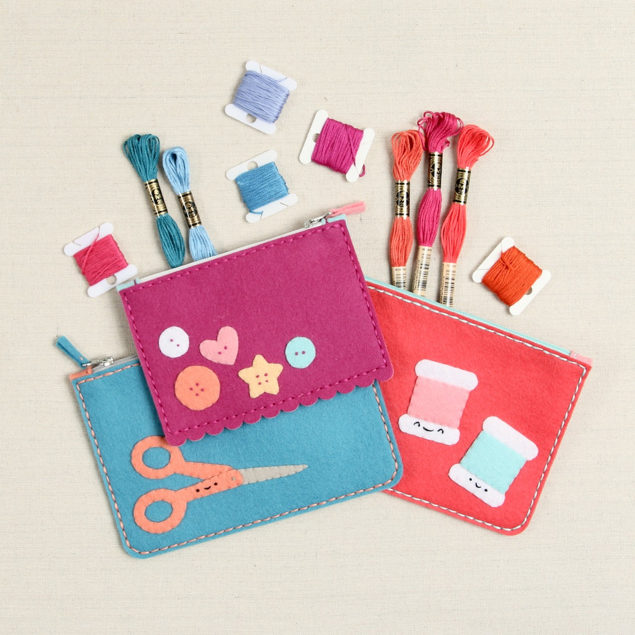 Saturday, July 18, Mini Project Bag Zipper Pouch Workshop with Mollie Johanson