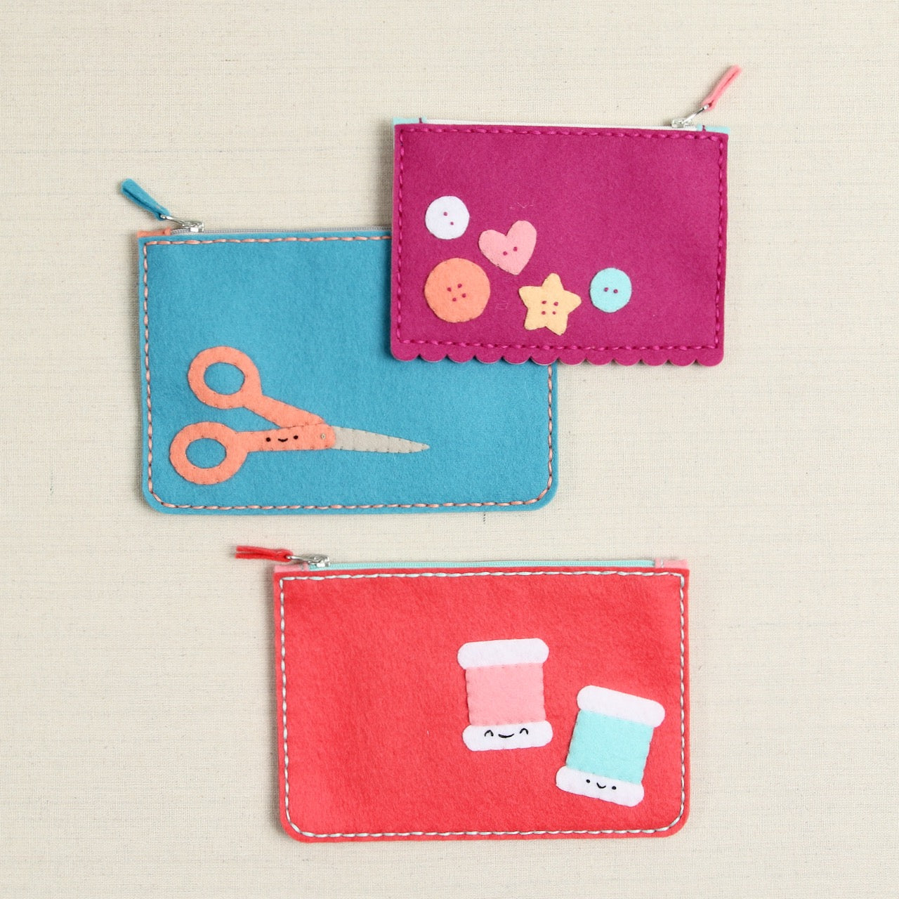 Saturday, July 18, Mini Project Bag Zipper Pouch Workshop with Mollie Johanson