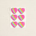 Cheerful Rainbow, Heart Striped