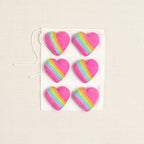 Cheerful Rainbow, Heart Striped
