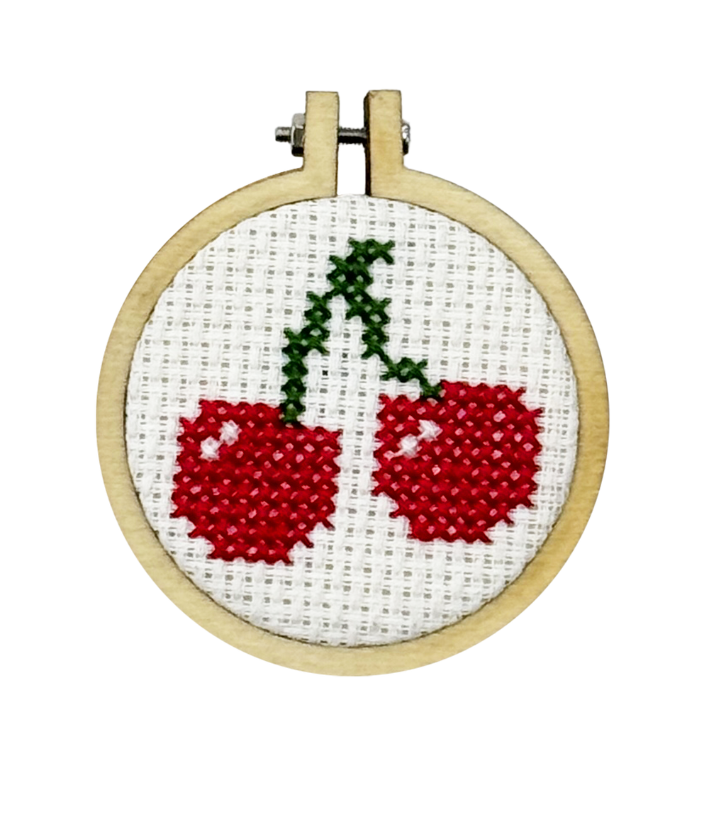 I Love You Cherry Much, Matchbox Cross Stitch Kit