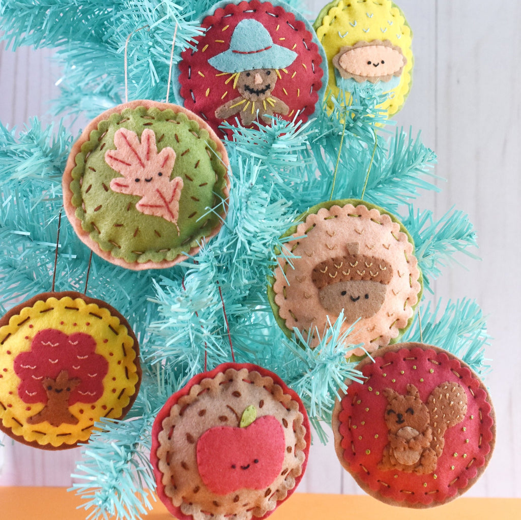 It Felt Like Fall Felt Ornaments
