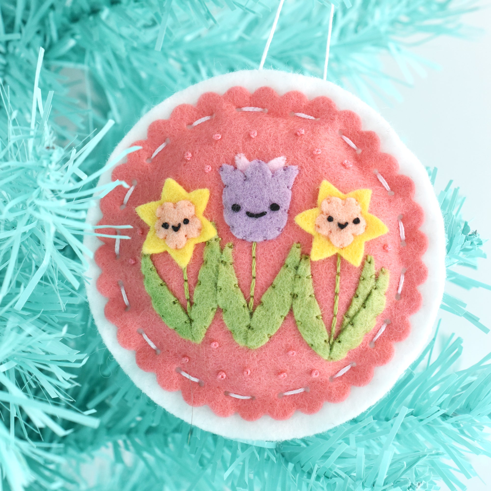 It Felt Like Spring Felt Ornaments Pattern