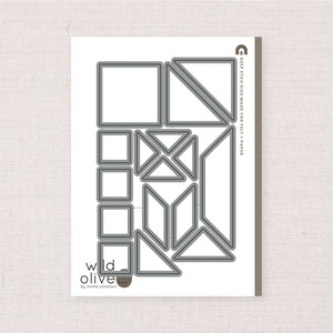 Jeanette's Cozy Quilt Blocks, Deep Etch Die