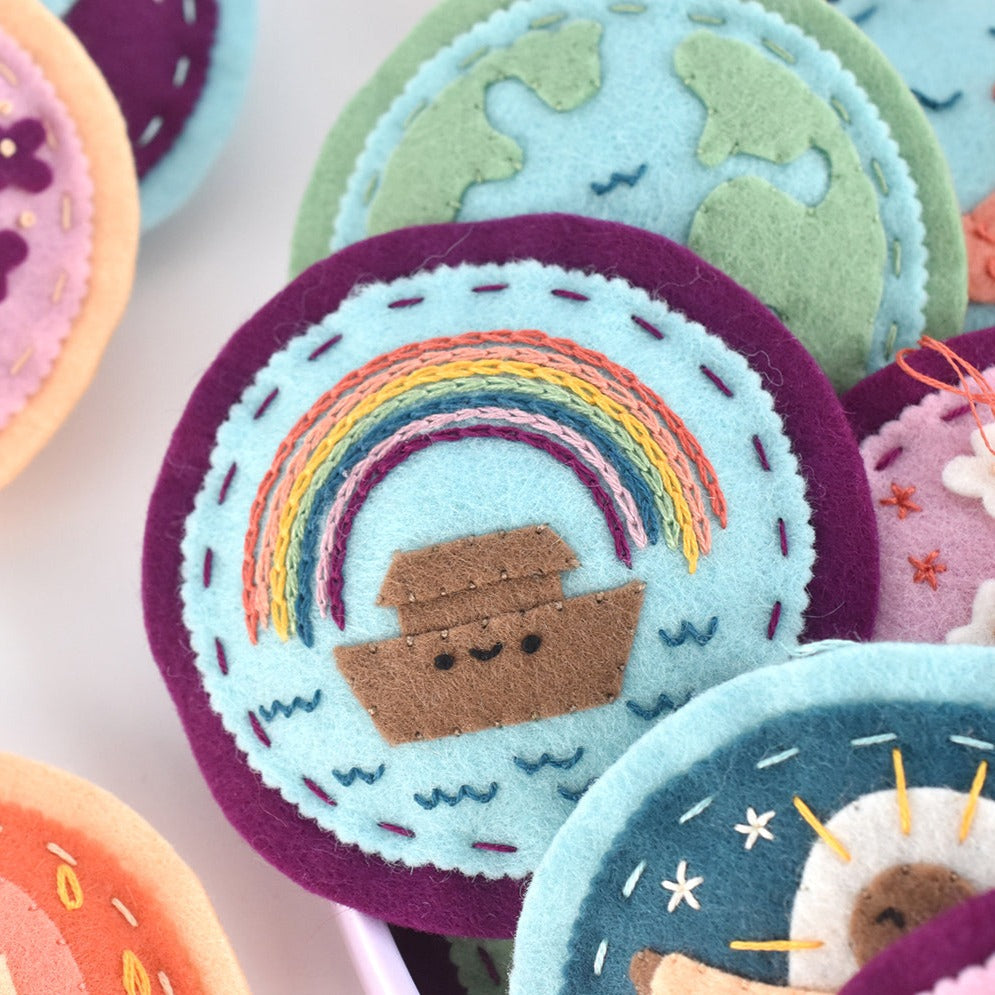 Jesse Tree Felt Ornaments