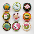 Kitschy Christmas Felt Ornaments