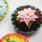 Kitschy Christmas Felt Ornaments