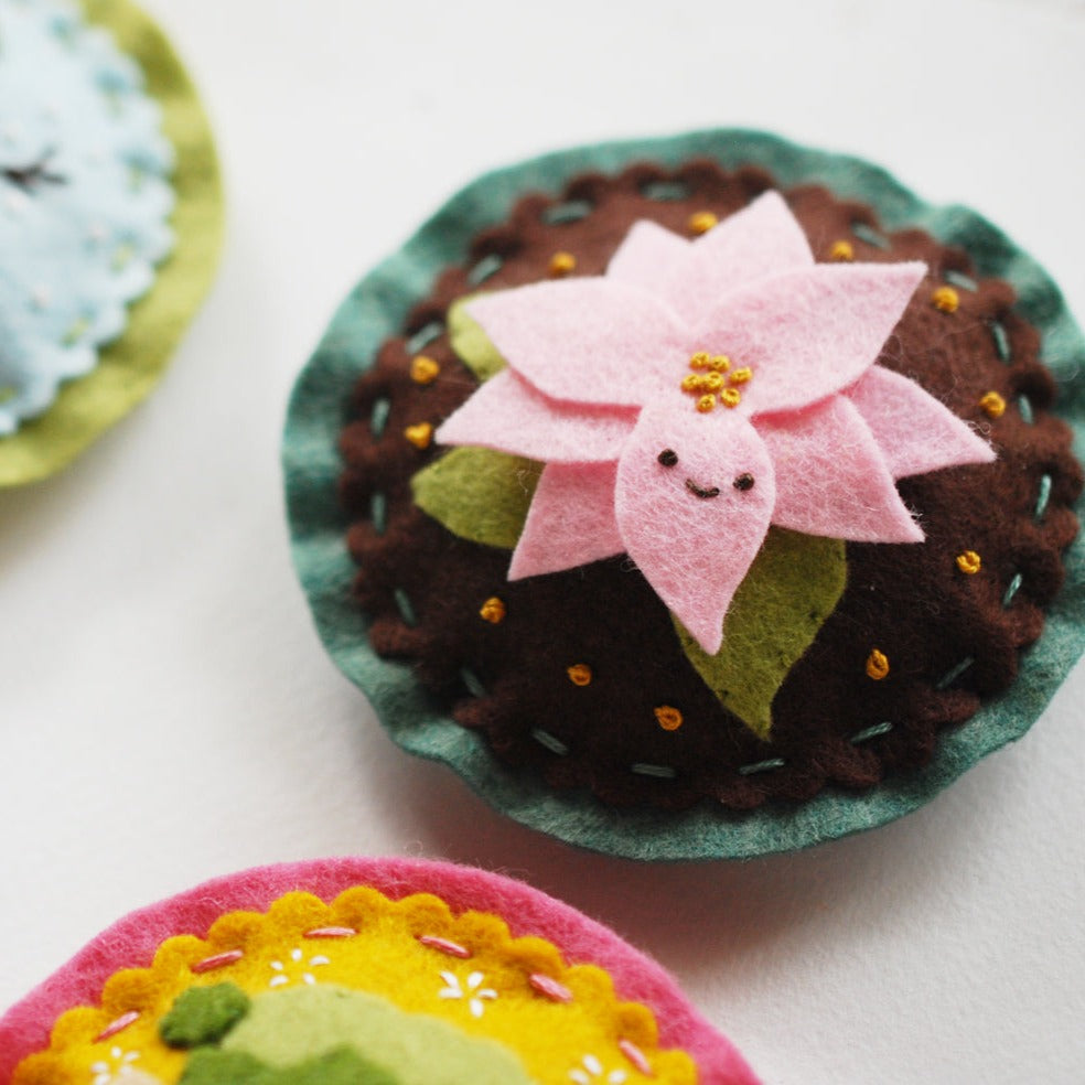 Kitschy Christmas Felt Ornaments