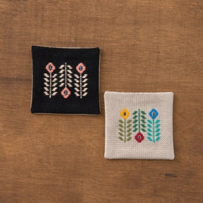 Kogin Embroidery Coaster Kit