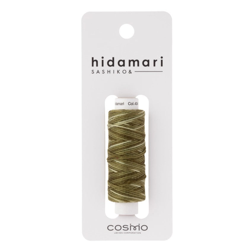 Sashiko Thread, Ombre Forest Moss 404