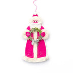 Glitter Wreath Santa