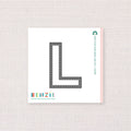 Stitchable Alphabet L, Deep Etch Die