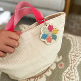 Flower Cross Stitch Keyring Kit