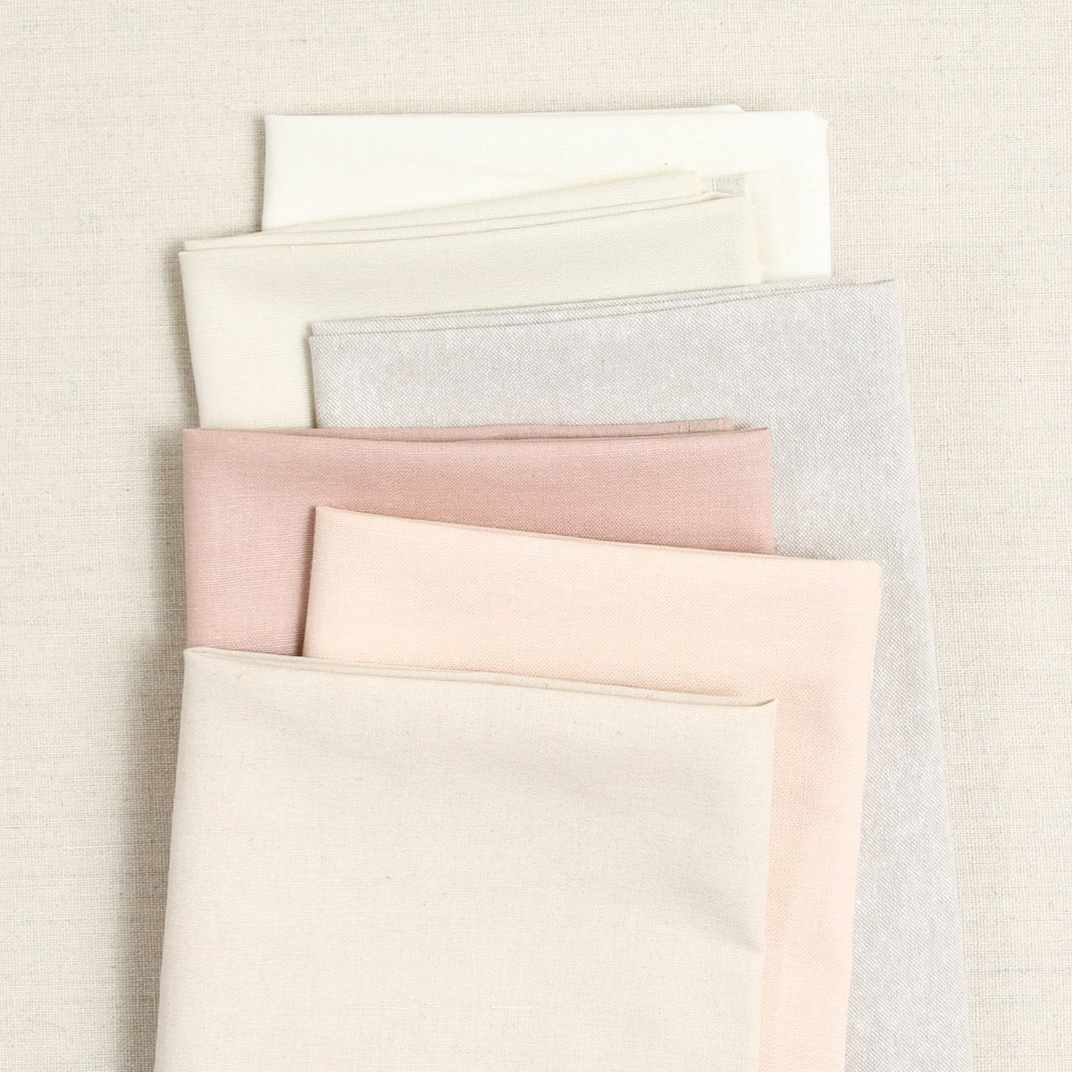 Essex Linen, Fat Quarters: Light Neutrals