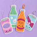 Little Soda Pop Felt Bag Charm & Ornament Pattern