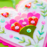 Garden Party Hearts Ornaments