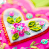 Garden Party Hearts Ornaments