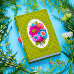 In the Garden Wool Felt Book Ornament Kit