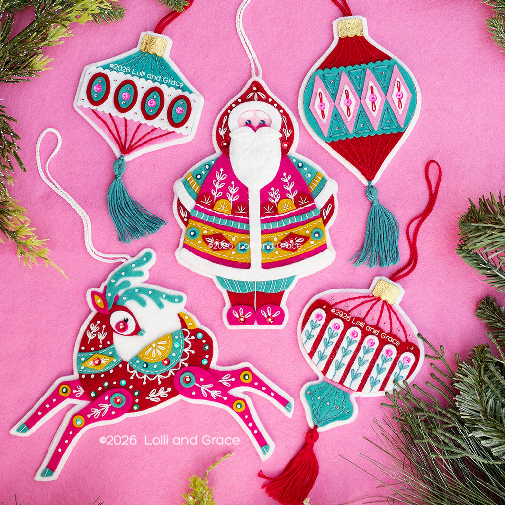 Merry and Mod Christmas Ornaments