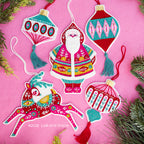 Merry and Mod Christmas Ornaments