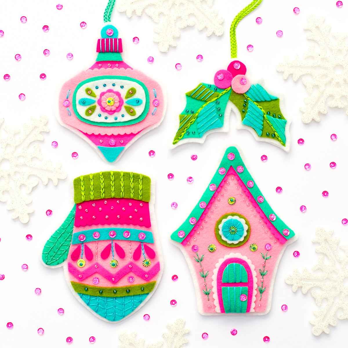 Very Vintage Christmas Ornaments Kit
