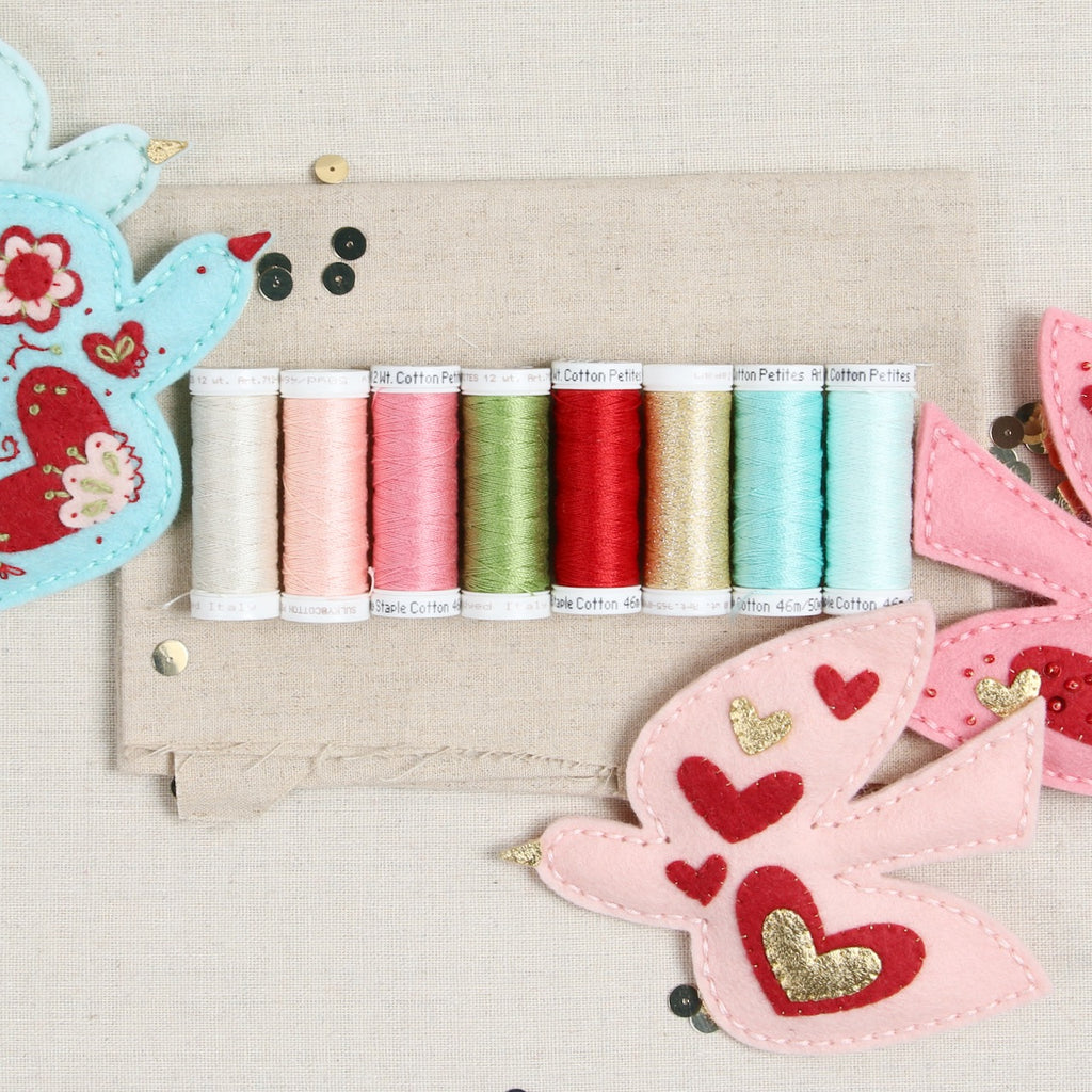 Love Bird, Sulky Thread Palette