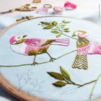 Love Birds, 6" Embroidery Kit