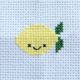 Kawaii Lemon Matchbox Cross Stitch