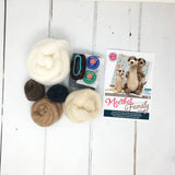 Meerkat Family, Needle Felting Kit