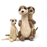 Meerkat Family, Needle Felting Kit