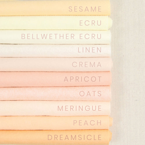Apricot Pure Wool Felt