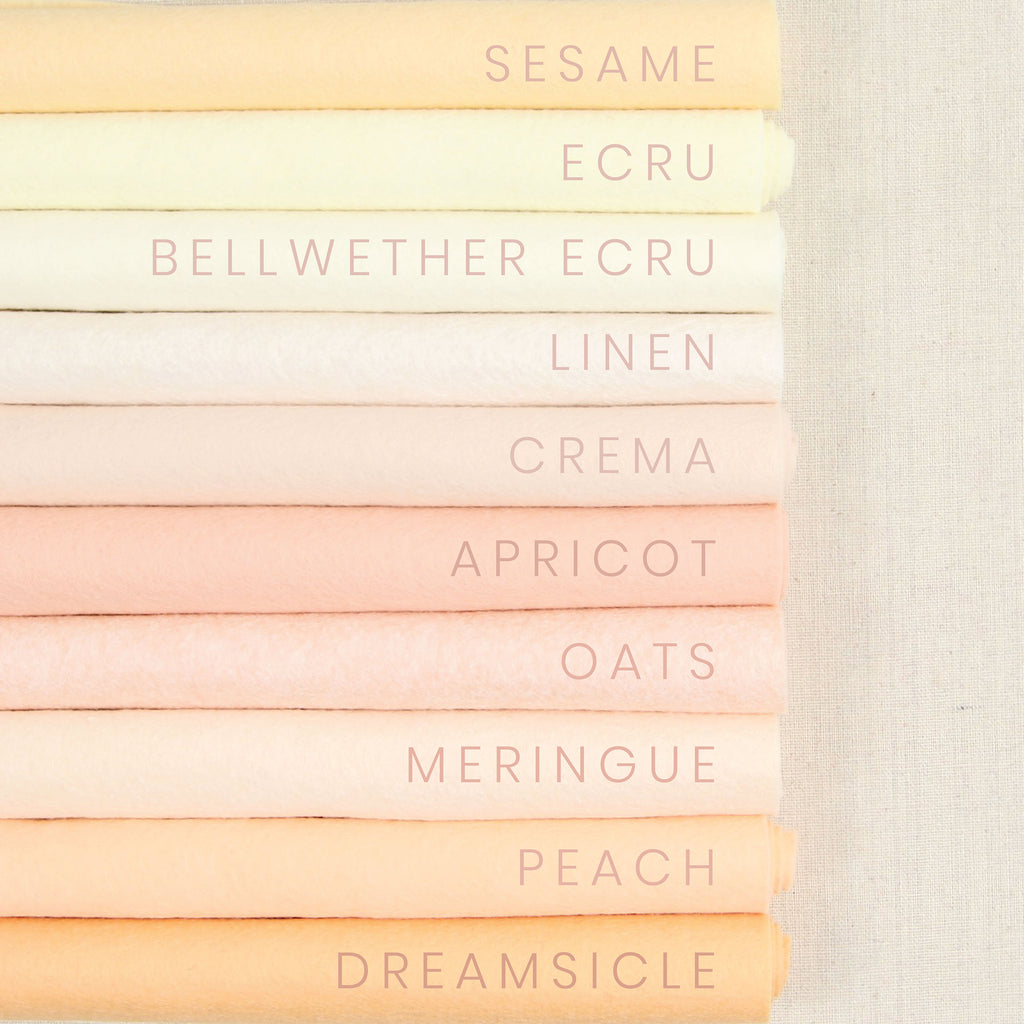 Crema Pure Wool Felt