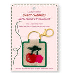 Cherry Keychain, Needlepoint Kit