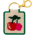 Cherry Keychain, Needlepoint Kit