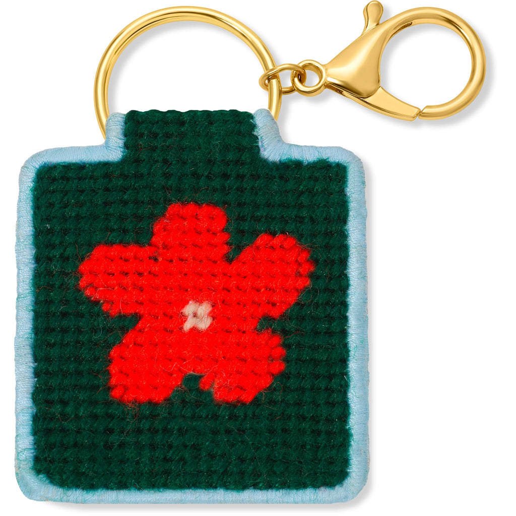 Flower Keychain, Needlepoint Kit
