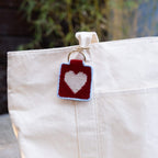 Heart Keychain, Needlepoint Kit