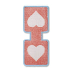 Heart Keychain, Needlepoint Kit