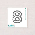 Stitchable Number 8, Deep Etch Die